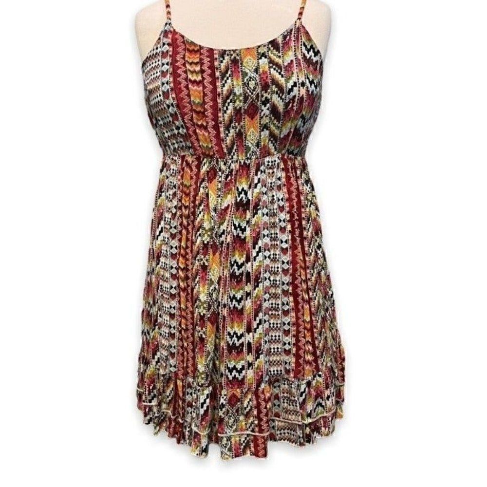 Boho Size Small Lined Dress